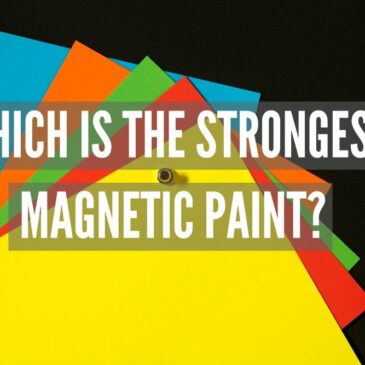 Magnetic paint super magnetic paint